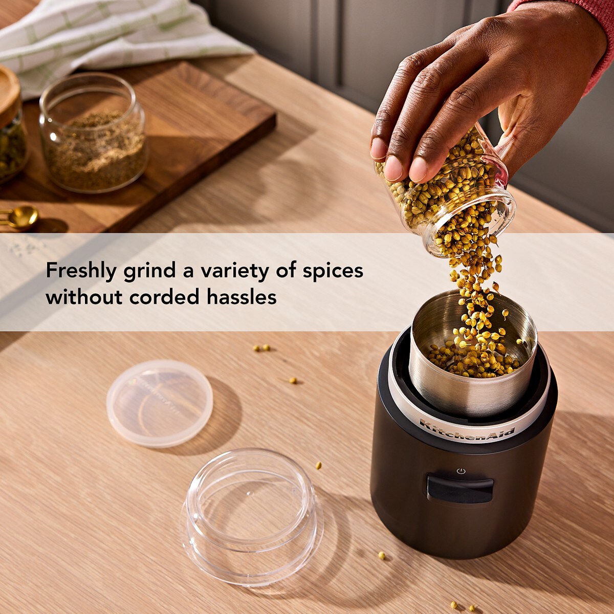 KitchenAid Go® Spice Grinder Accessory for KitchenAid™ Go Cordless Blade Coffee Grinder - Image 4