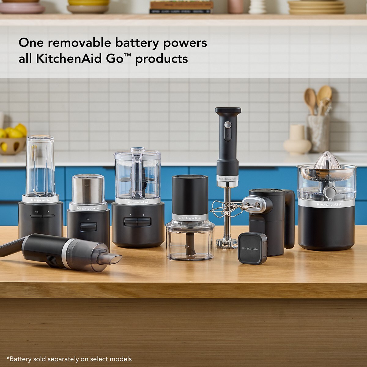 KitchenAid Go® Cordless Citrus Juicer - battery included - Black Matte - Image 6