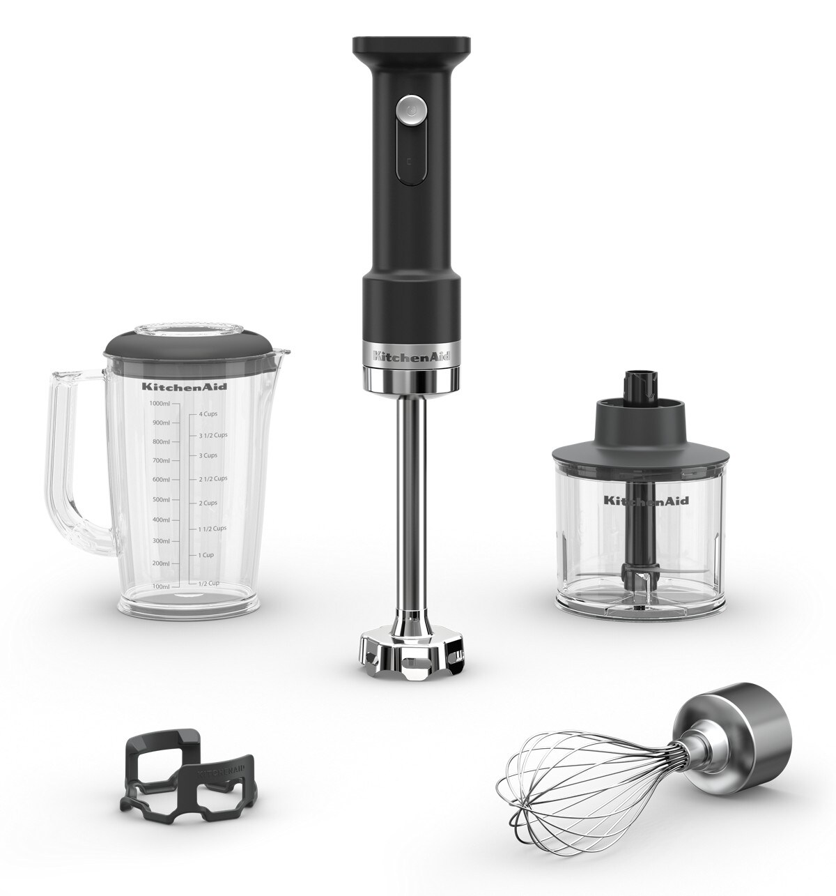 KitchenAid Go® Cordless Hand Blender with Accessories - battery sold separately - Black Matte - Image 3