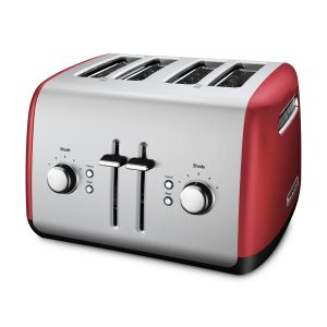 4-Slice Toaster with Manual High-Lift Lever - Empire Red