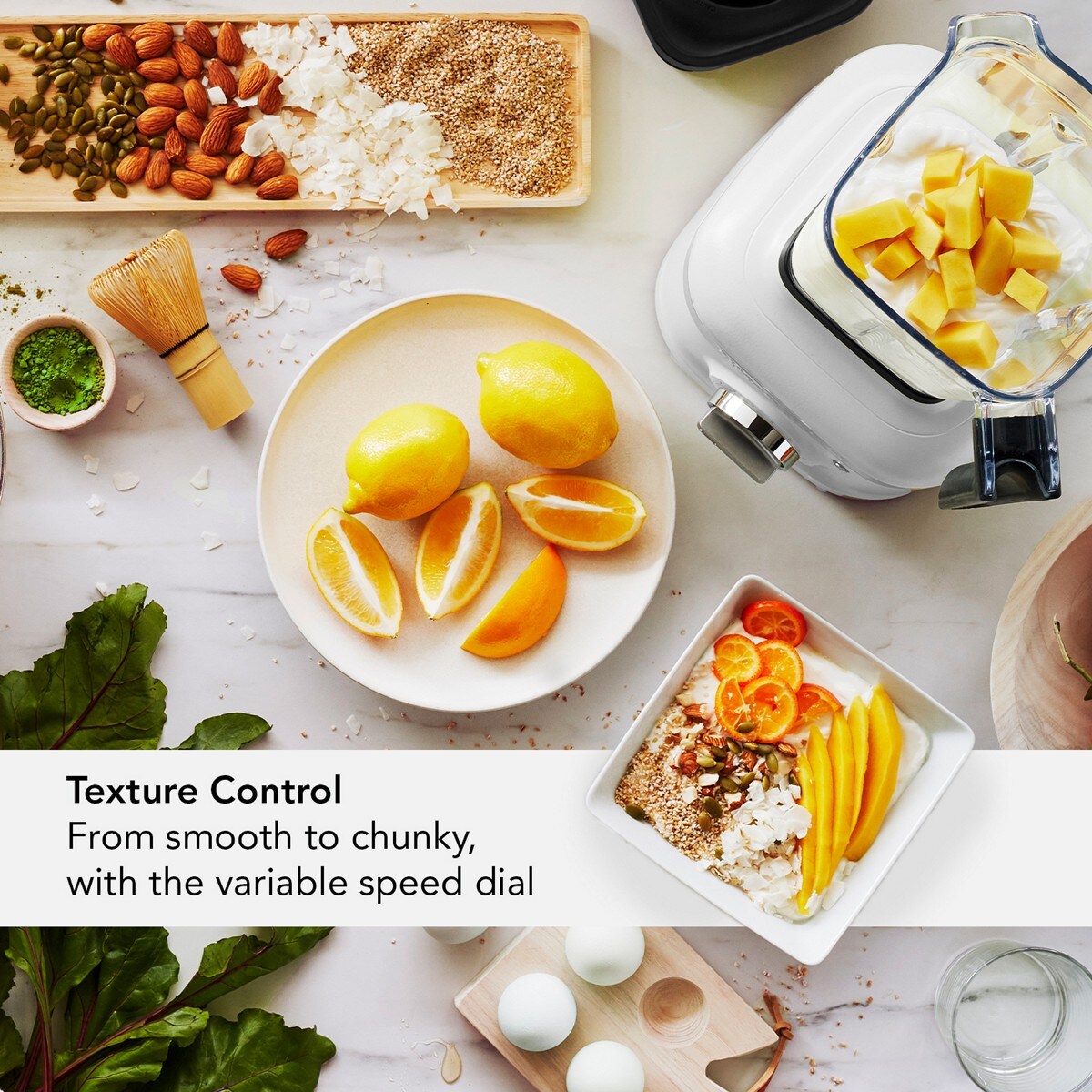 K400 Variable Speed Blender with Tamper - Blue Steel - Image 5