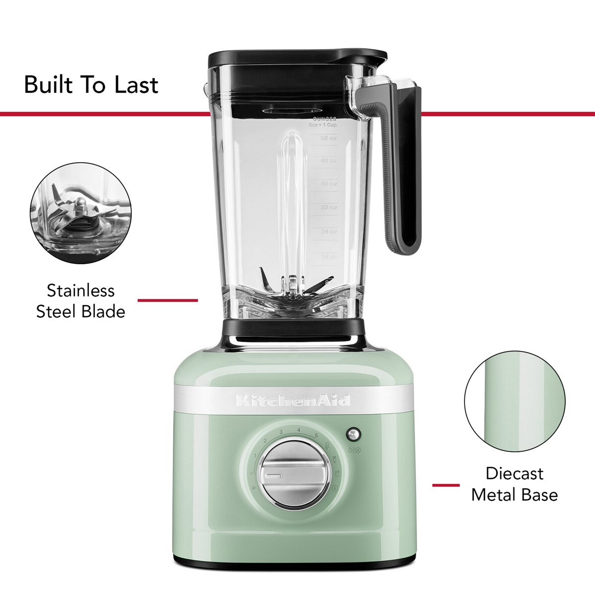 K400 Variable Speed Blender with Tamper - Pistachio - Image 4