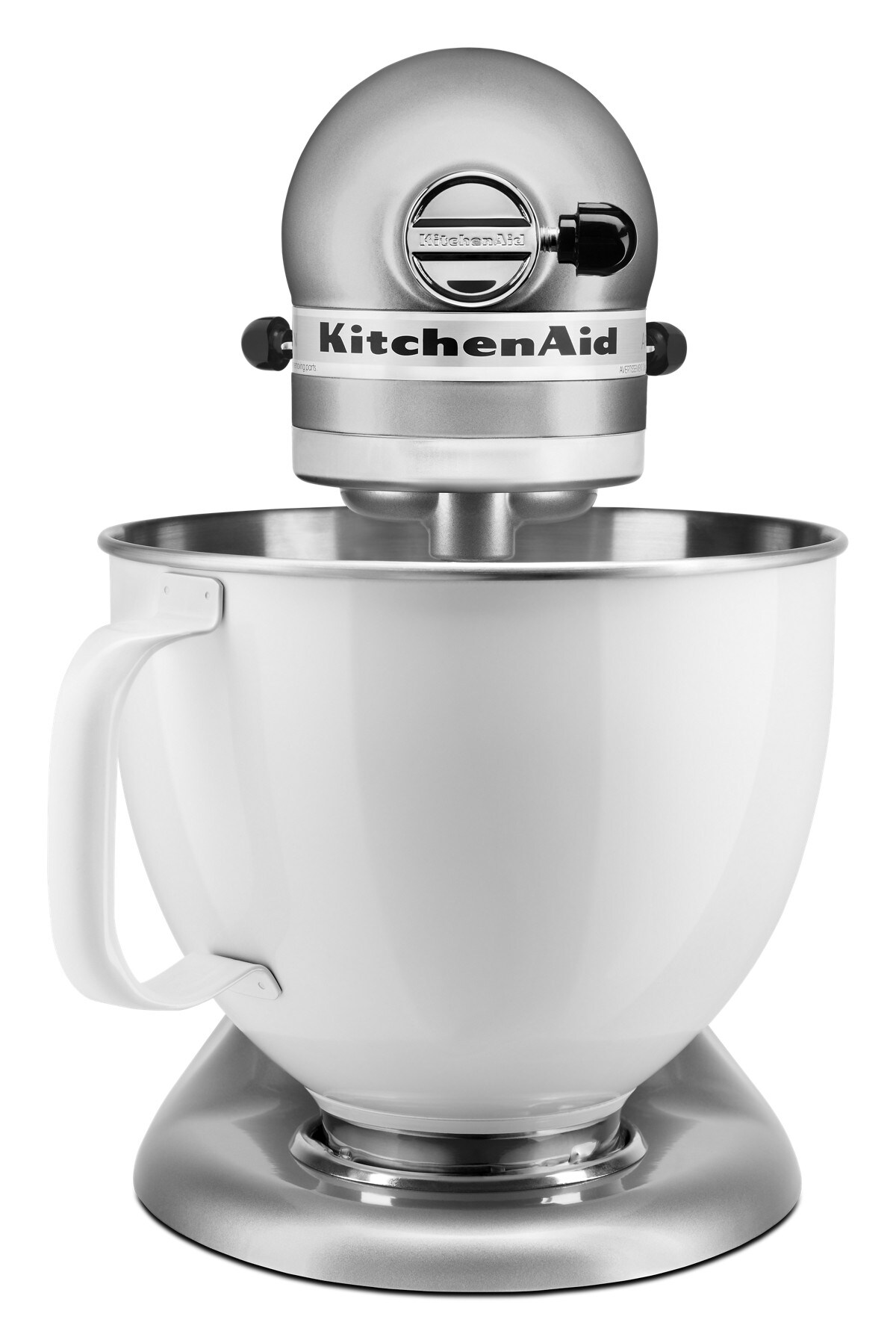 Artisan® Series Tilt-Head Stand Mixer with 5 Quart White Colorfast Finish Stainless Steel Bowl - Contour Silver - Image 3
