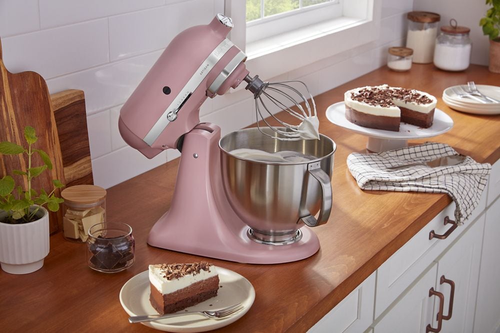 Artisan® Series 5 Quart Tilt-Head Stand Mixer with Premium Touchpoints - Matte Dried Rose - Image 5