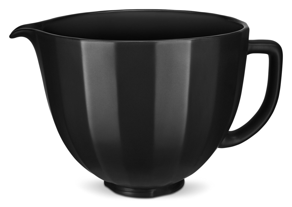 5 Quart Black Shell Ceramic Bowl - Image 2
