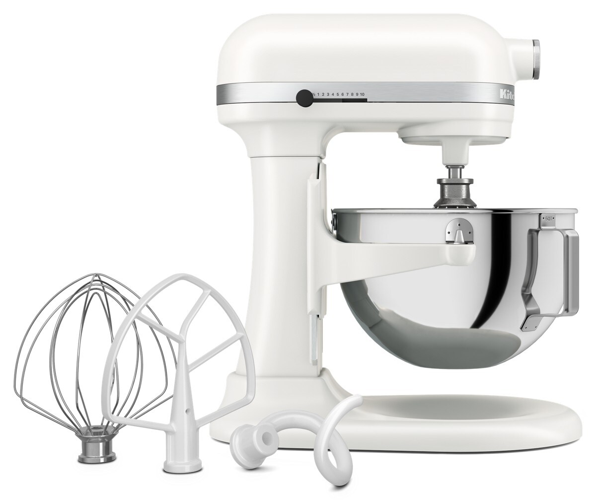 KitchenAid® 5.5 Quart Bowl-Lift Stand Mixer - Porcelain White - Image 2