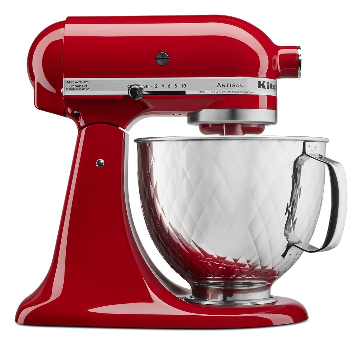 5 Quart Tilt Head Quilted Stainless Steel Bowl - Image 2