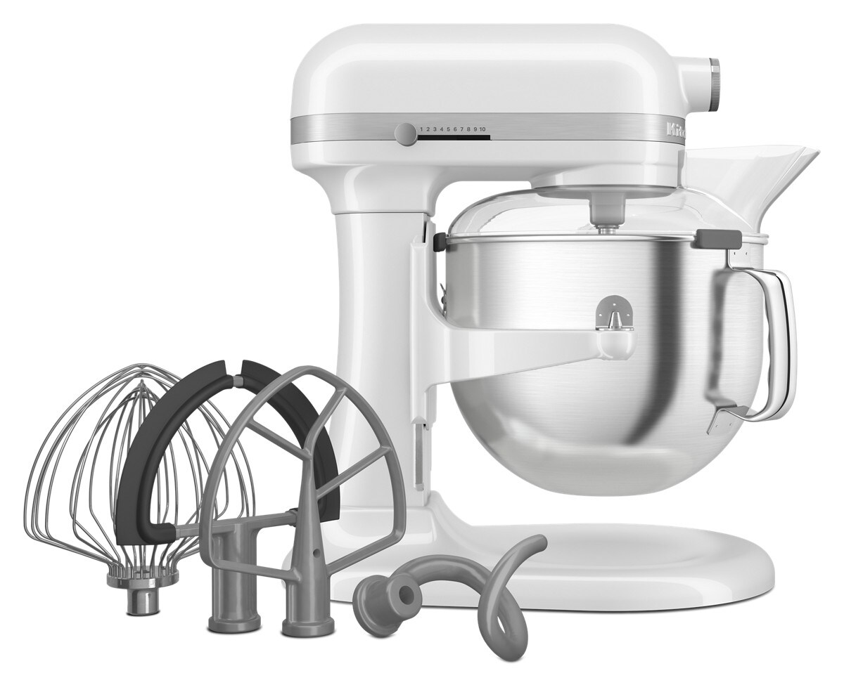 KitchenAid® 7 Quart Bowl-Lift Stand Mixer - White - Image 2