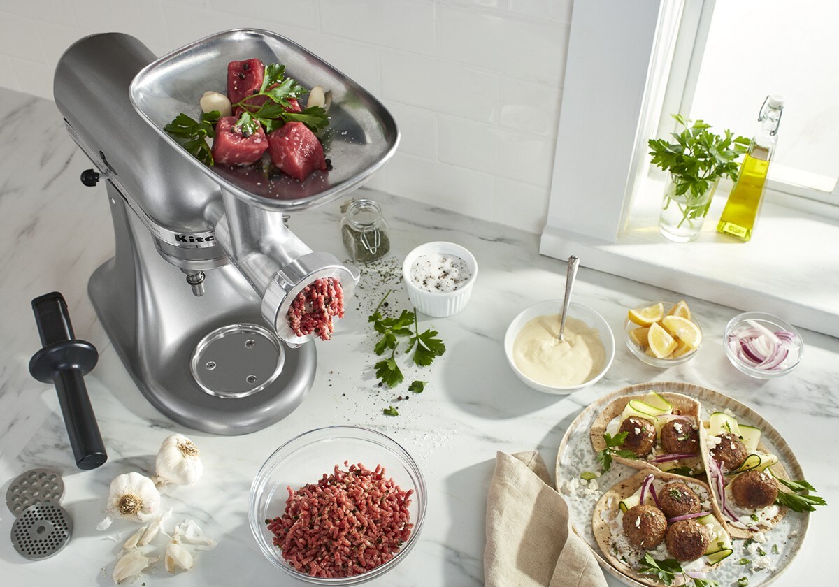 Refurbished Metal Food Grinder Attachment - Image 4