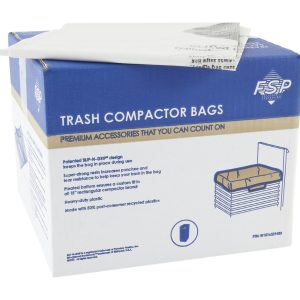 60-Pack of Heavy-Duty Plastic Compactor Bags with Odor Remover for 15-IN Compactor Models - White