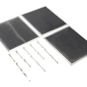 Range Hood Charcoal Replacement Filter Kit for Models IH6302YS, IHW6302YB, IHW7302YS (Includes 3 Filters and 12 Clips)