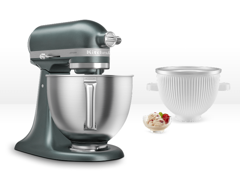 Artisan® 5-Qt Mixer with Premium Touchpoints & Ice Cream Maker Attachment - Juniper